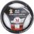 Оплетка на руль AVS GL-940M-B, натуральная кожа, размер M, черный