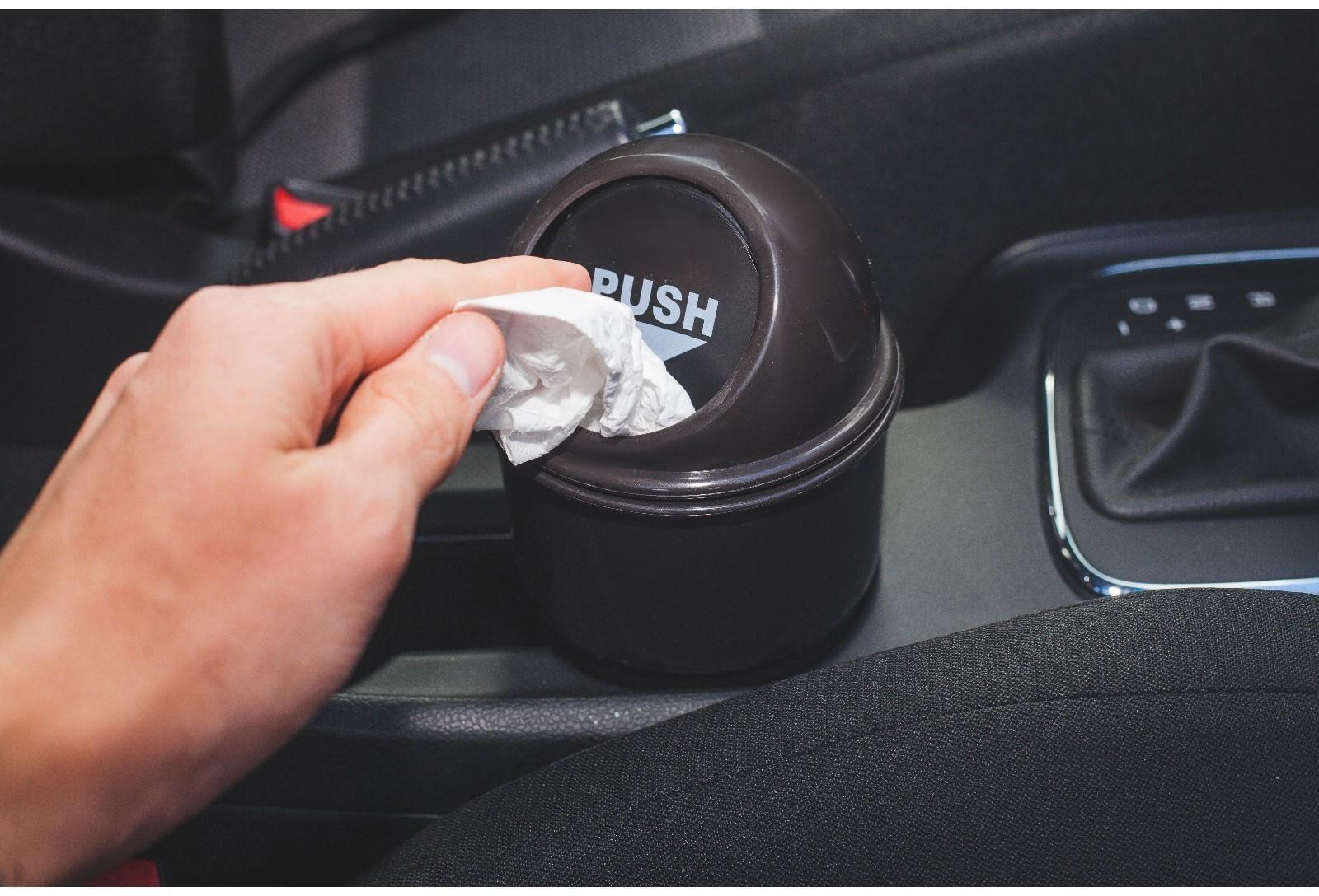 Контейнер для мусора TORSO в подстаканник, чёрный