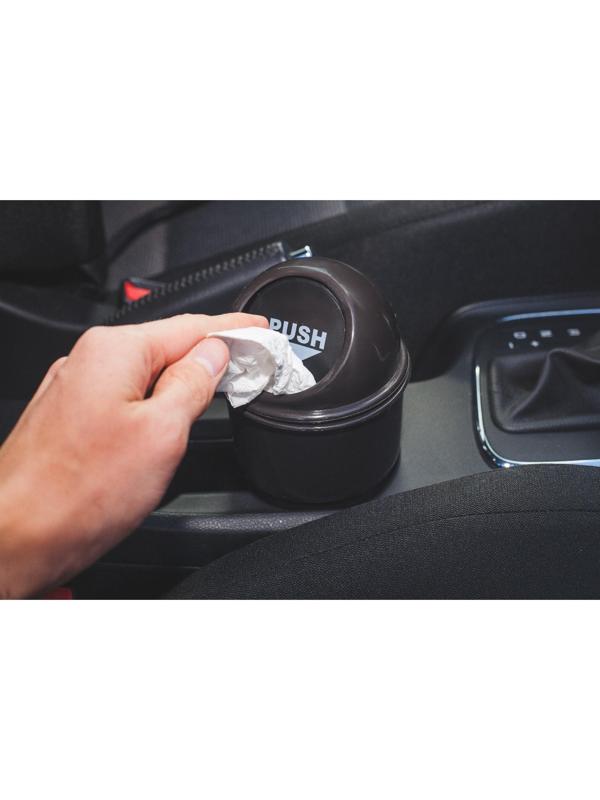 Контейнер для мусора TORSO в подстаканник, чёрный