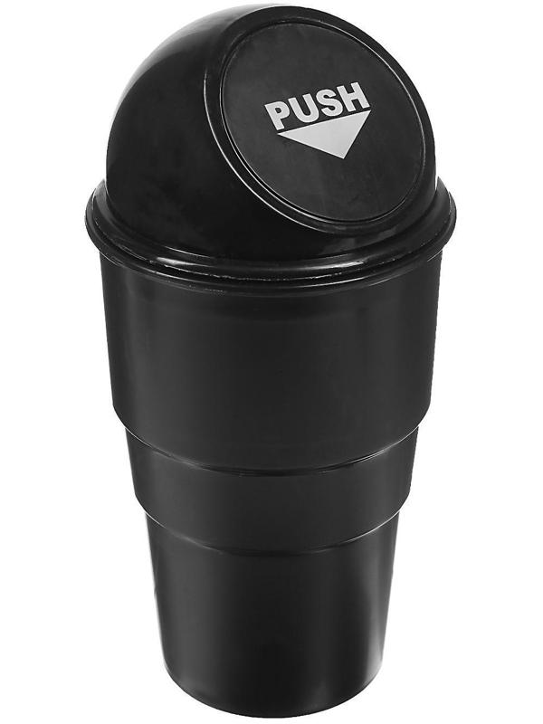 Контейнер для мусора TORSO в подстаканник, чёрный