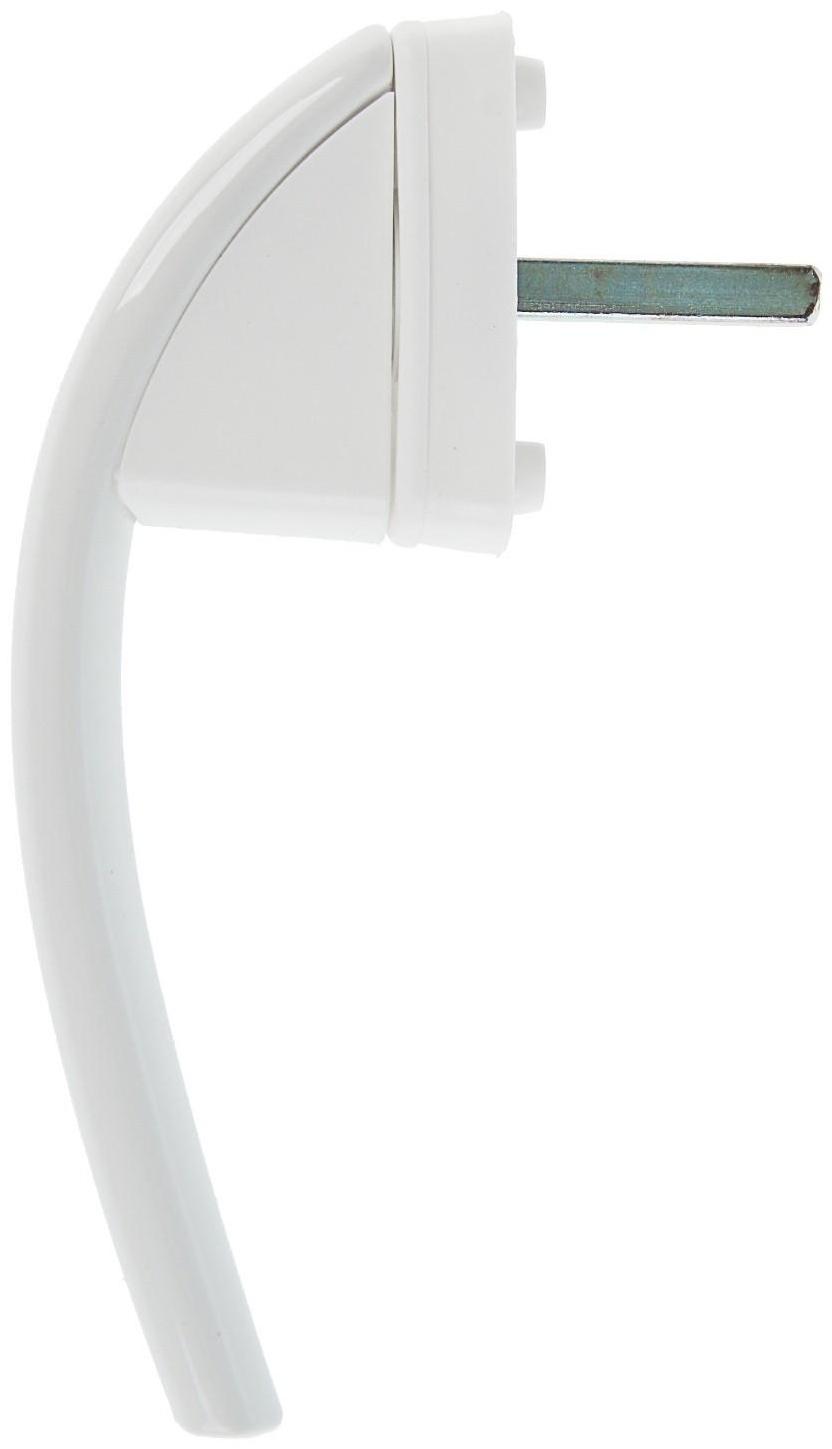 Ручка оконная Премиум, металлическая, белая