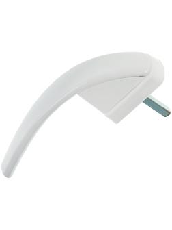 Ручка оконная Премиум, металлическая, белая