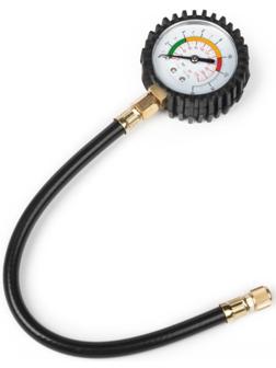 Манометр механический, винтовое соединение, шланг 18 см
