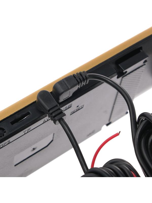 Видеорегистратор TORSO, 2 камеры, HD 1080P, размер 31х8 см, TFT 4.3, обзор 120°