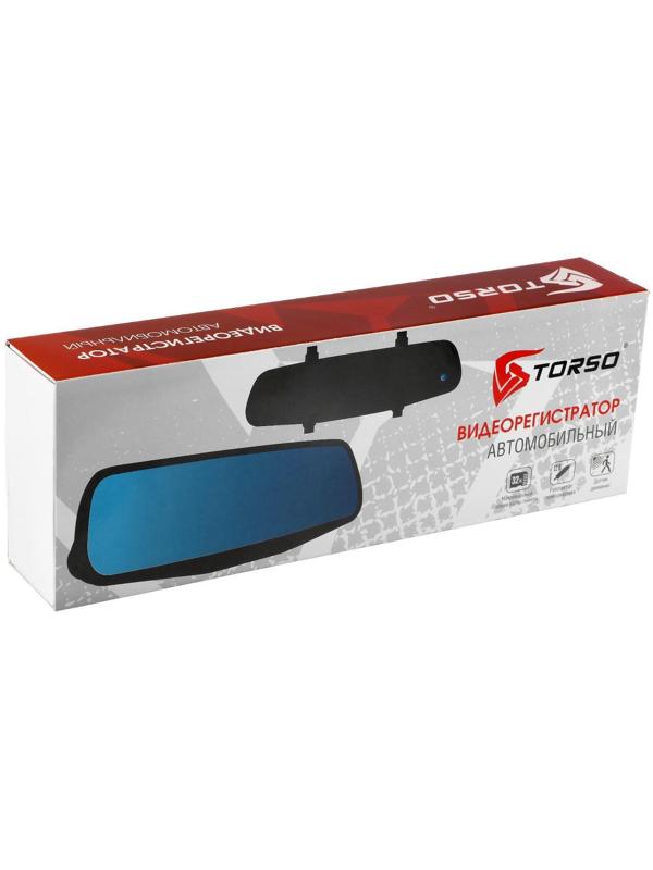 Видеорегистратор TORSO, 2 камеры, HD 1080P, размер 31х8 см, TFT 4.3, обзор 120°