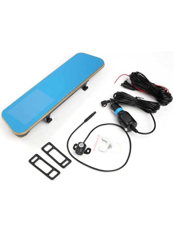 Видеорегистратор TORSO, 2 камеры, HD 1080P, TFT 4.3, обзор 120°