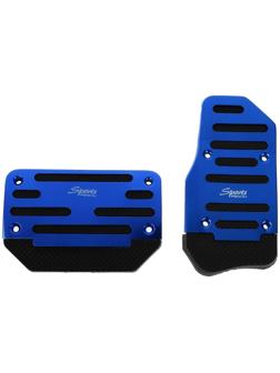 Накладки на педали Cartage, антискользящие, синий, набор 2 шт