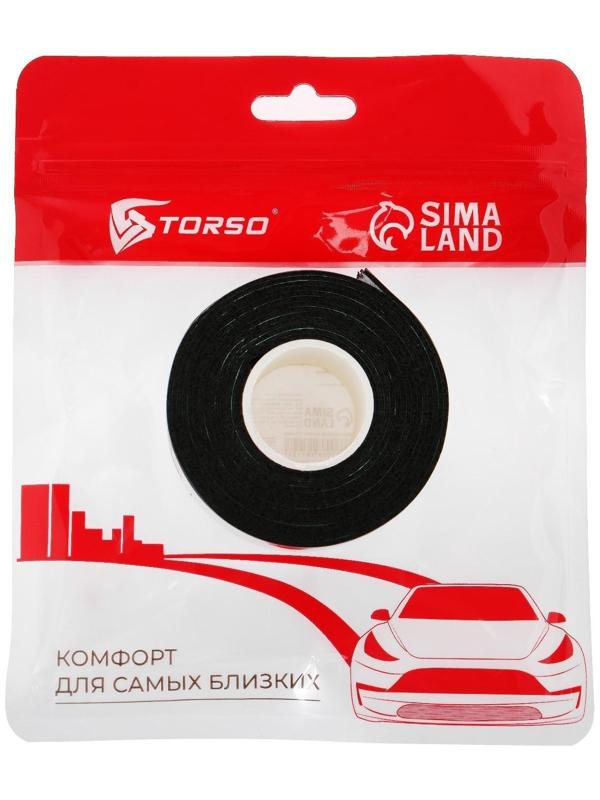 Клейкая лента TORSO, двусторонняя, вспененная, 50 мм x 2 м