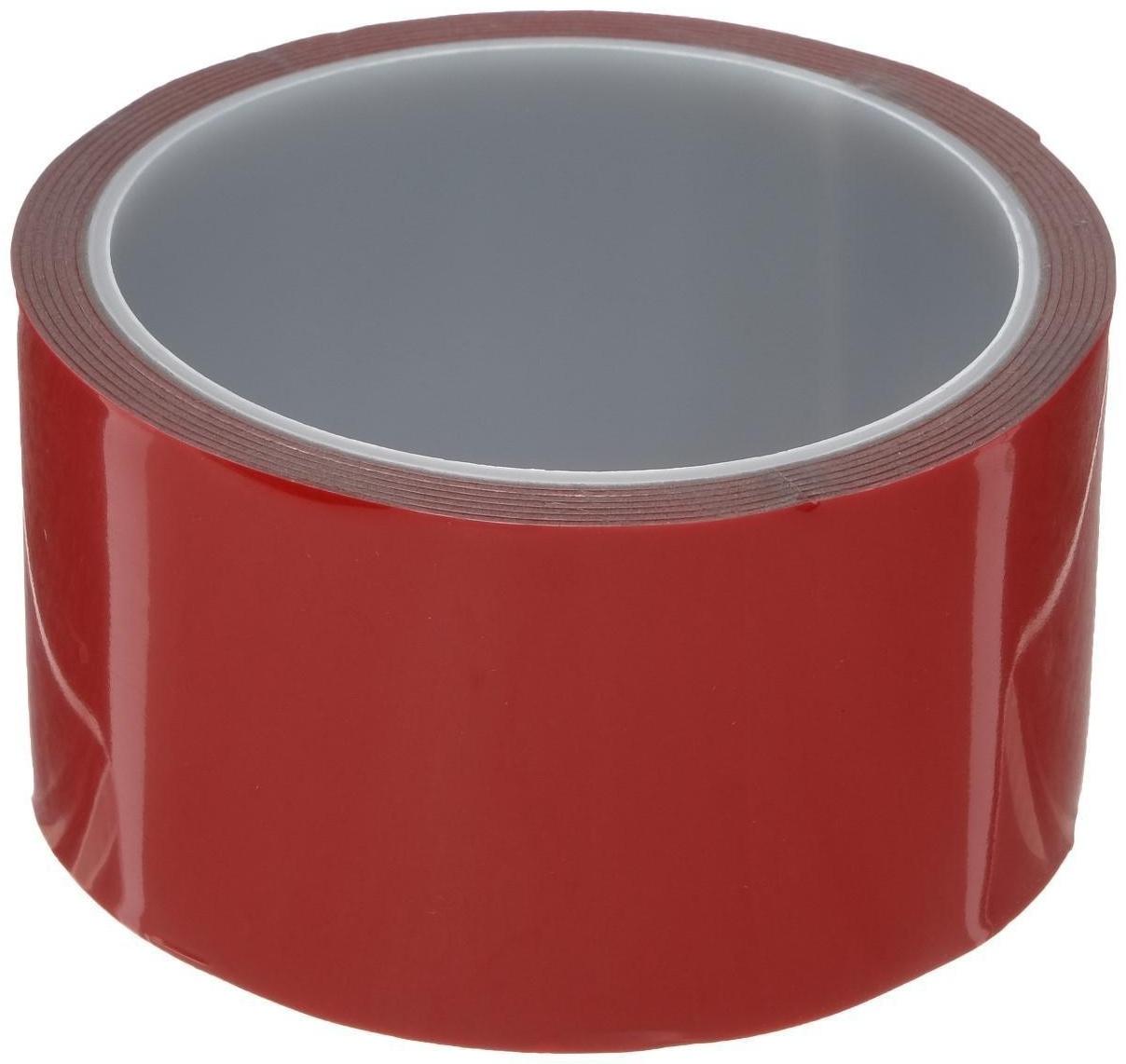 Клейкая лента TORSO, двусторонняя, усиленная, вспененная, 50 мм x 2 м