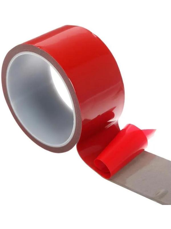 Клейкая лента TORSO, двусторонняя, усиленная, вспененная, 50 мм x 2 м