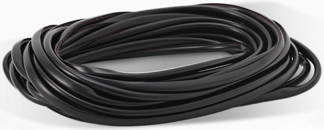 Защитный молдинг дверей TORSO, длина 5 м, черный