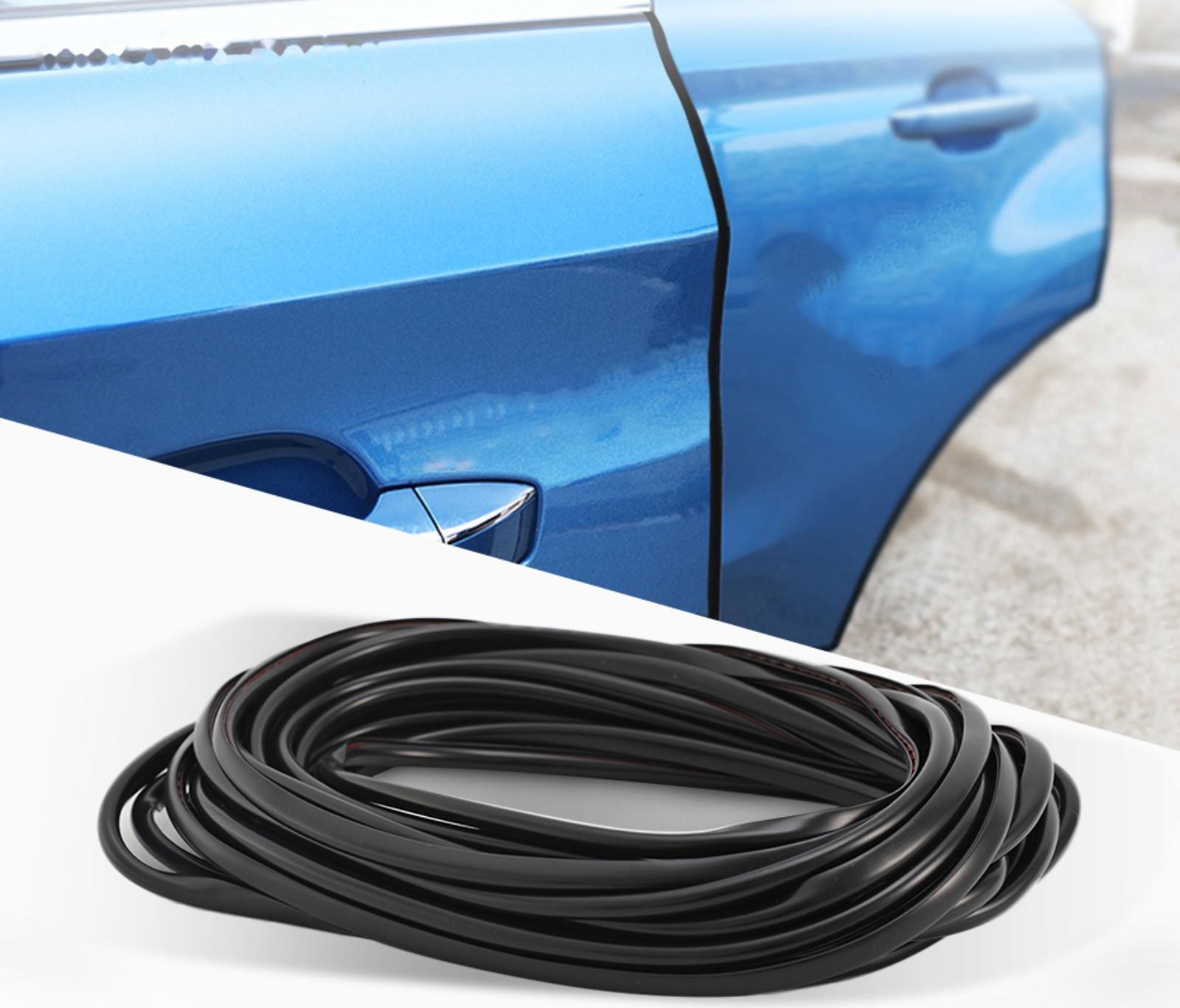 Защитный молдинг дверей TORSO, длина 5 м, черный