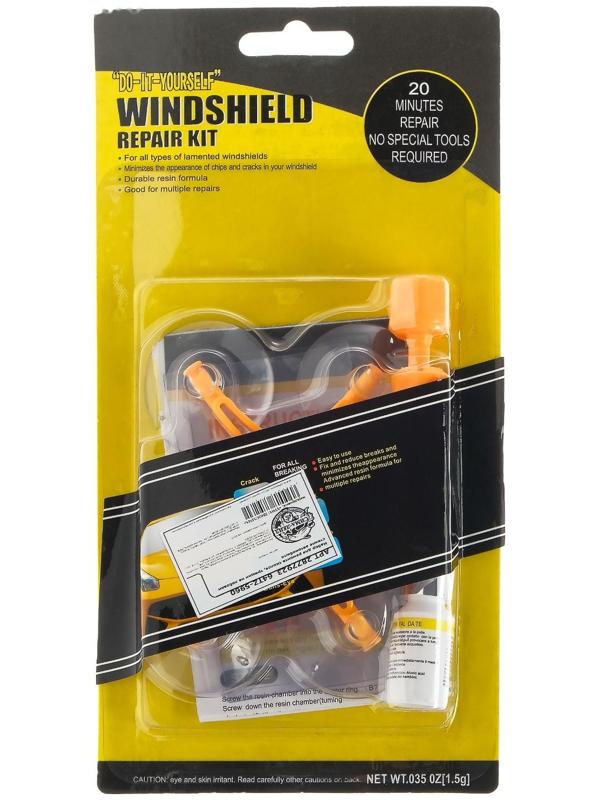 Набор для ремонта сколов, трещин на лобовом стекле автомобиля