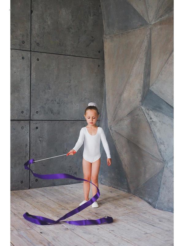 Лента для танцев, длина 4 м, цвет фиолетовый