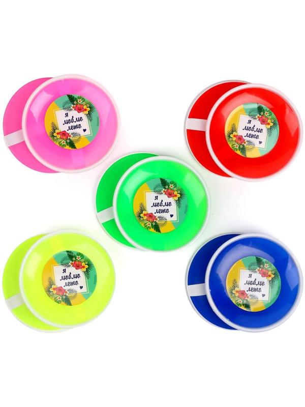 Игра-липучка «Я люблю лето», набор: 2 тарелки 18 см, шарик, цвета МИКС