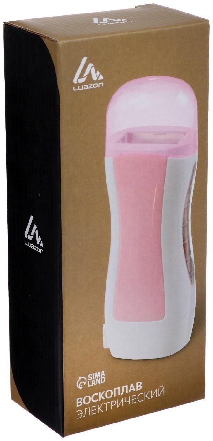 Воскоплав Luazon LVPL-02, кассетный, 1 кассета, 40 Вт, нагрев до 60 °C, 220 В, розовый