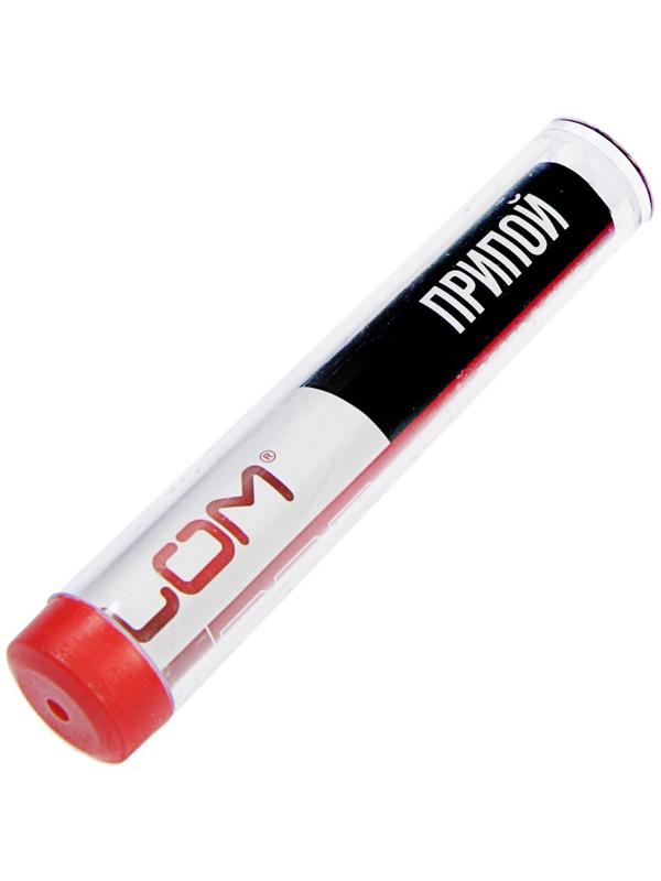 Припой ЛОМ, ПОС 40, в тубе, 1 мм, 8 г