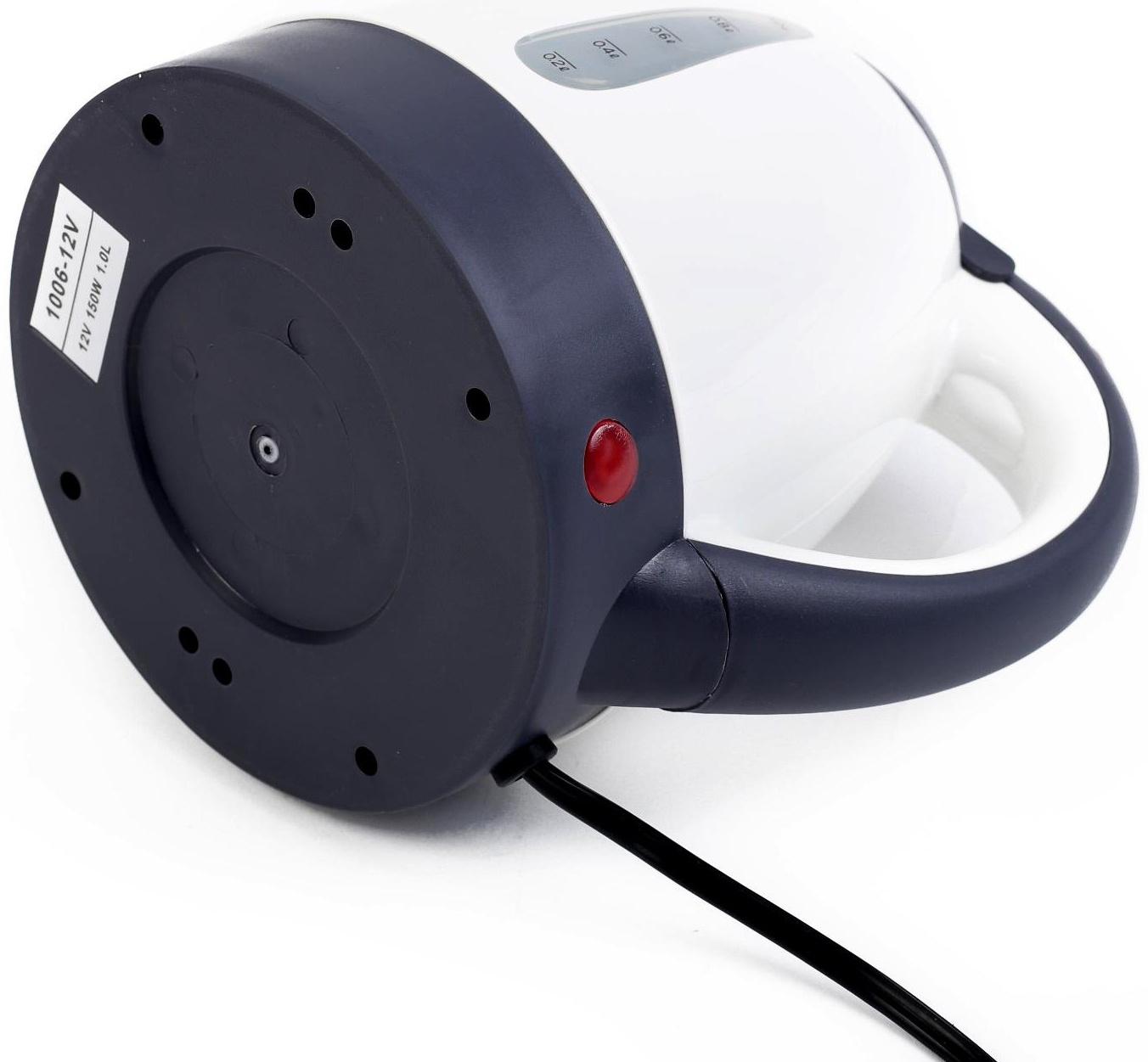 Электрочайник TORSO, автомобильный 1 л, 12 В, 150 Вт