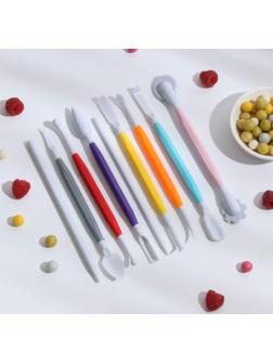 Набор для моделирования кондитерских украшений Доляна, 9 шт