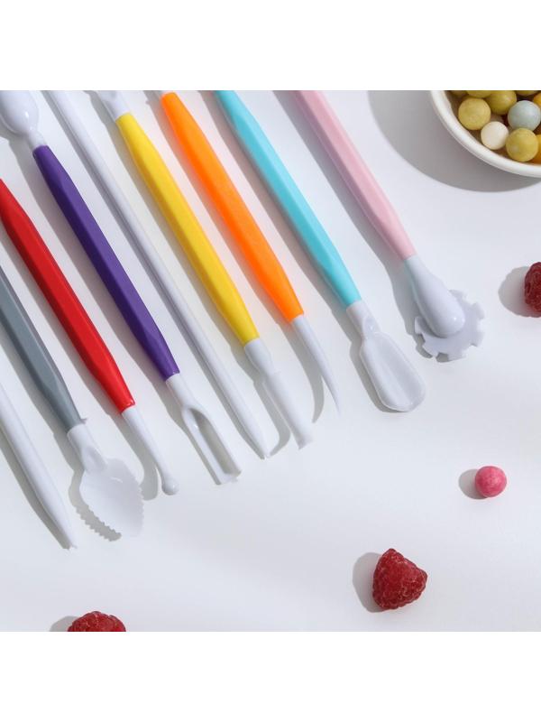 Набор для моделирования кондитерских украшений Доляна, 9 шт