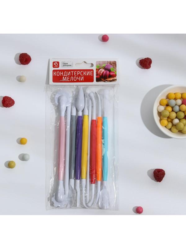 Набор для моделирования кондитерских украшений Доляна, 9 шт