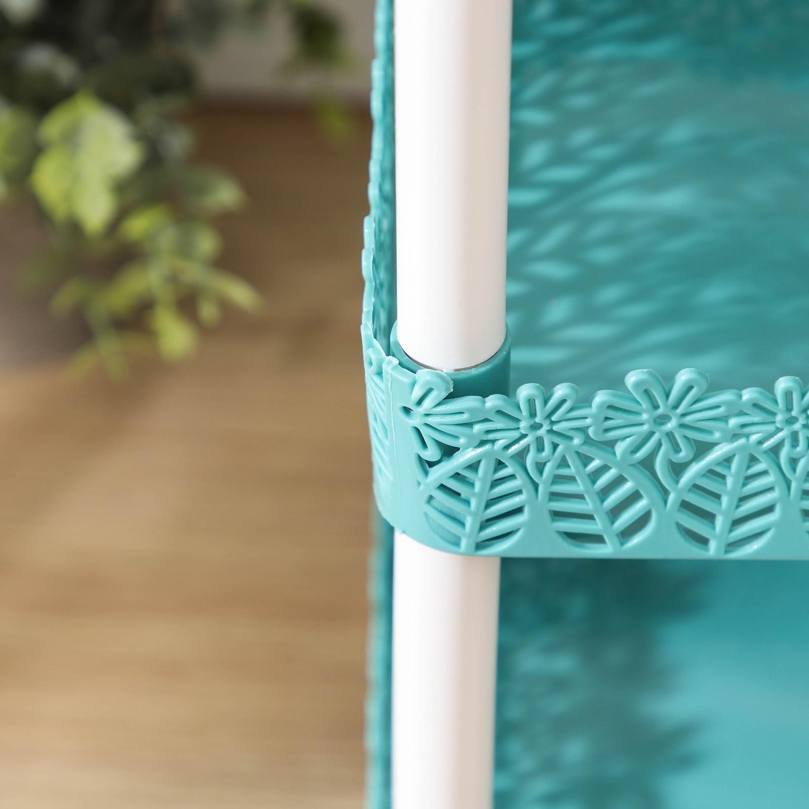 Этажерка 3-х ярусная «Ромашки», цвет МИКС