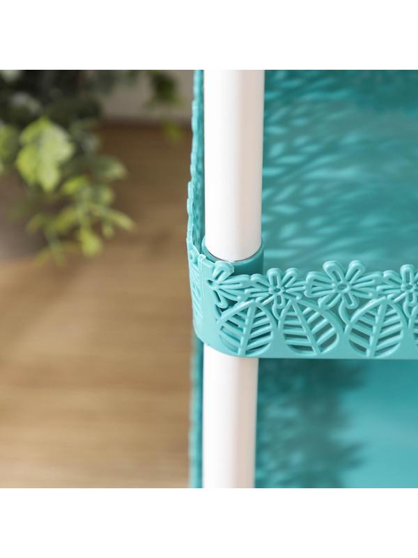 Этажерка 3-х ярусная «Ромашки», цвет МИКС