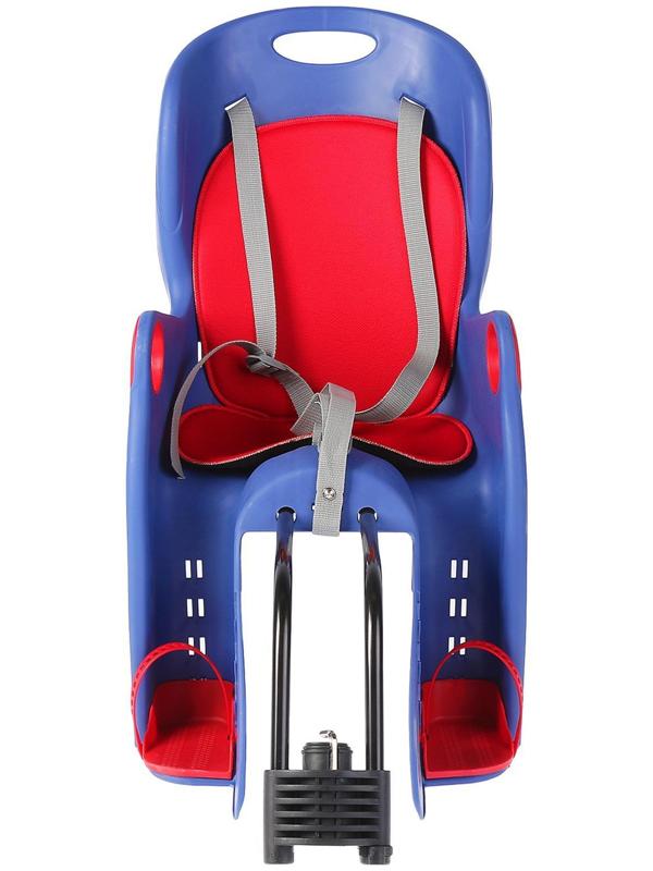 Велокресло заднее BQ-8 универсальный крепеж, цвет синий