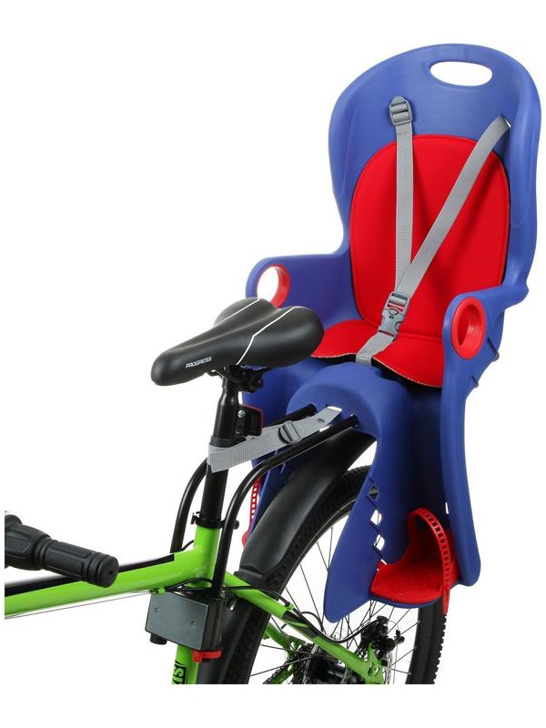 Велокресло заднее BQ-8 универсальный крепеж, цвет синий