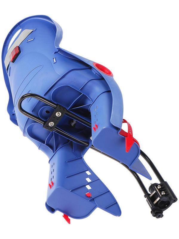 Велокресло заднее BQ-8 универсальный крепеж, цвет синий