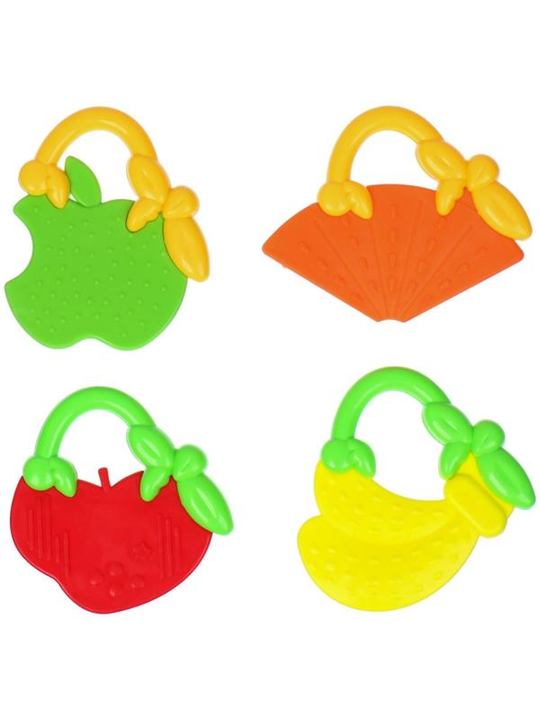 Набор прорезывателей «Ягодка», 4 шт.