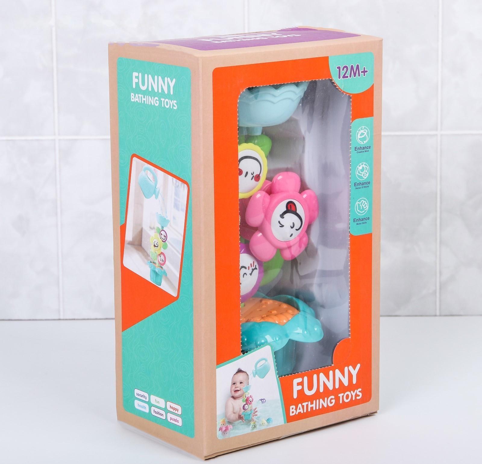 Игрушка - мельница для игры в ванной «Забавный цветочек»