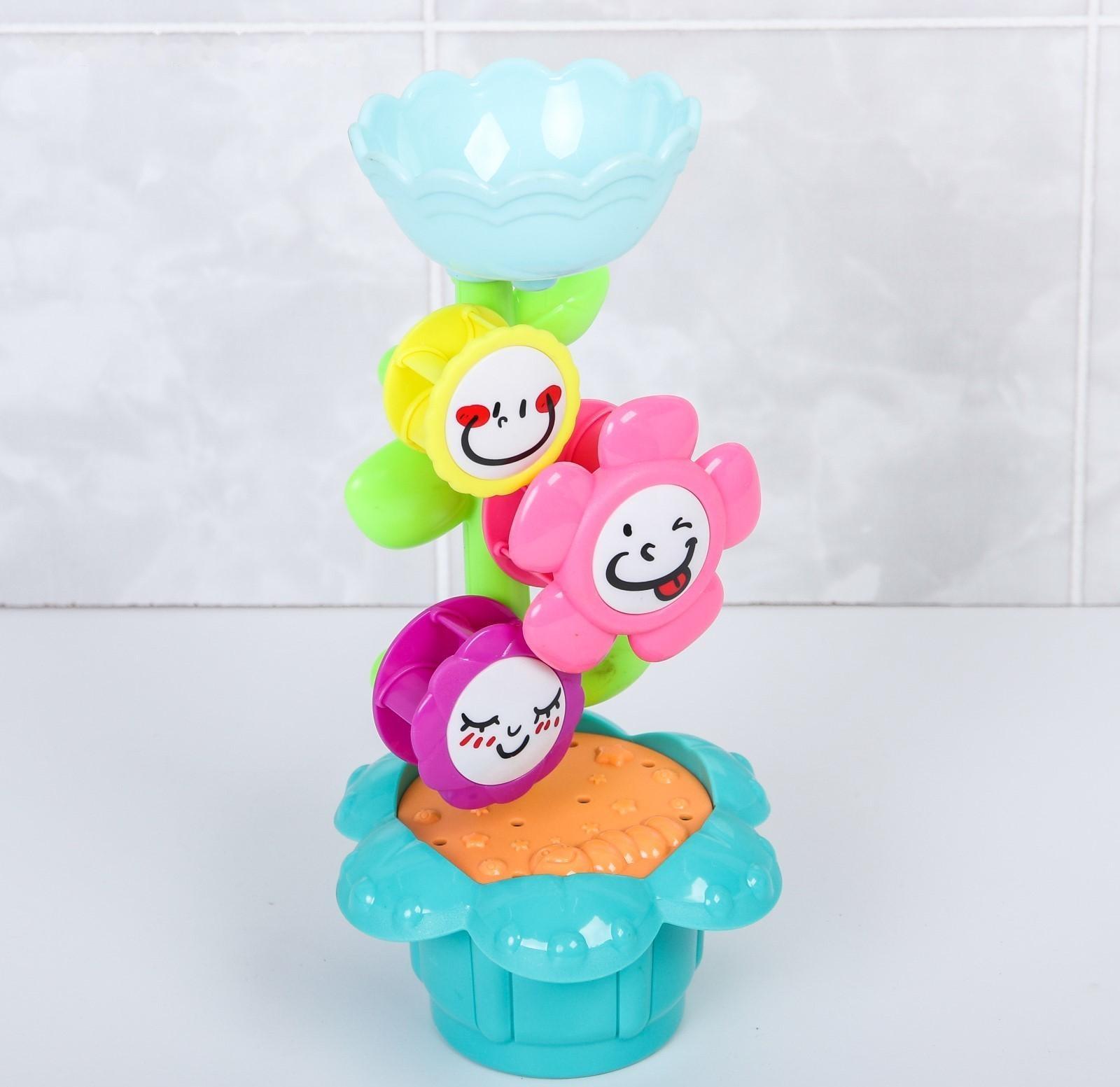 Игрушка - мельница для игры в ванной «Забавный цветочек»