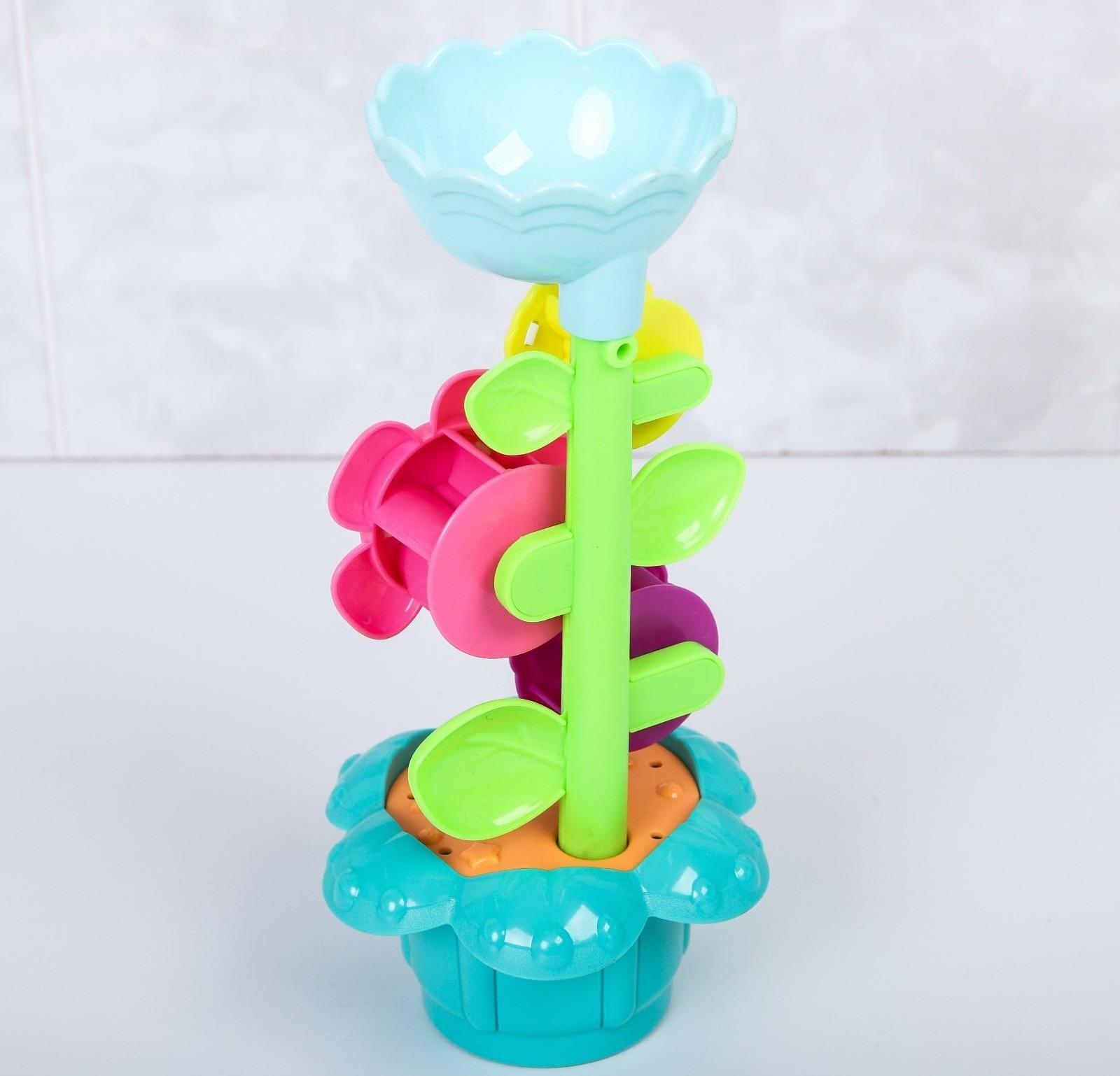 Игрушка - мельница для игры в ванной «Забавный цветочек»