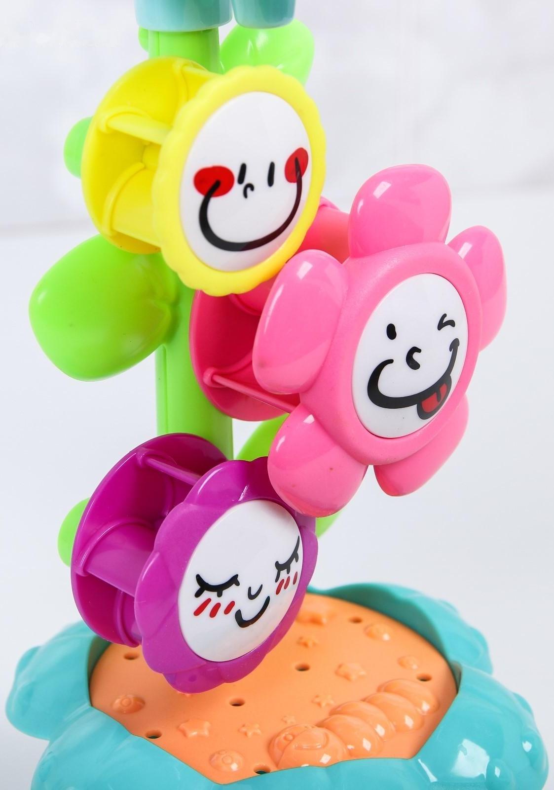 Игрушка - мельница для игры в ванной «Забавный цветочек»