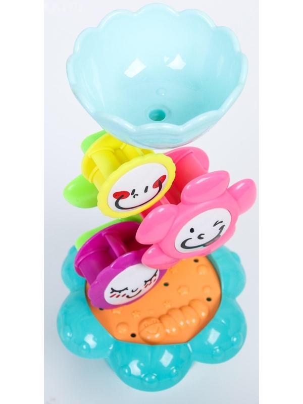 Игрушка - мельница для игры в ванной «Забавный цветочек»