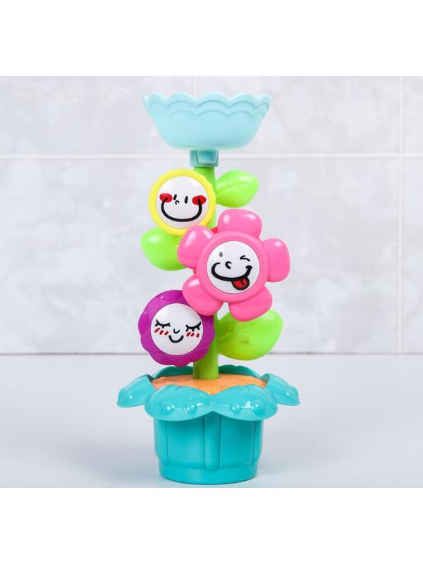 Игрушка - мельница для игры в ванной «Забавный цветочек»