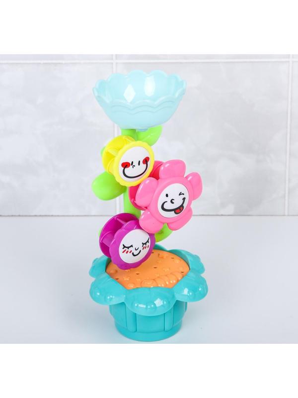 Игрушка - мельница для игры в ванной «Забавный цветочек»