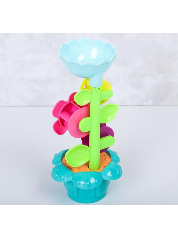 Игрушка - мельница для игры в ванной «Забавный цветочек»