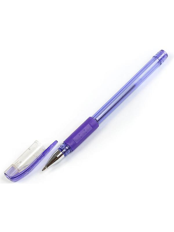 Набор гелевых ручек, 12 цветов, с блёстками, с резиновыми держателями, в блистере