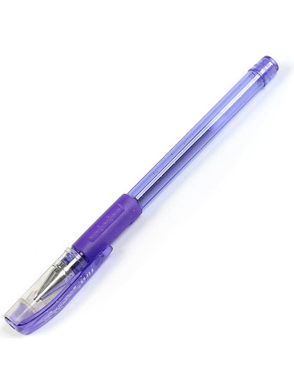 Набор гелевых ручек, 12 цветов, с блёстками, с резиновыми держателями, в блистере