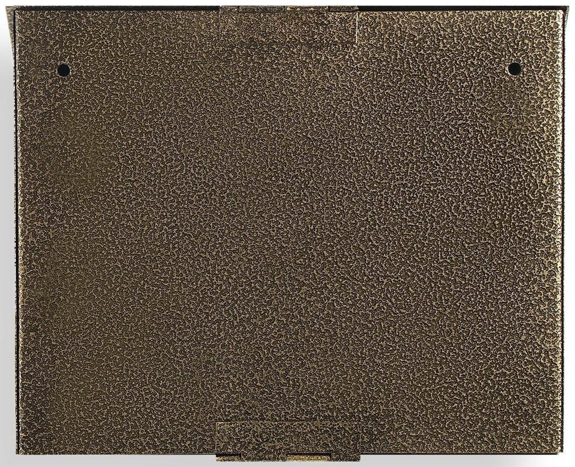 Ящик почтовый с замком, горизонтальный «Мини», бронзовый