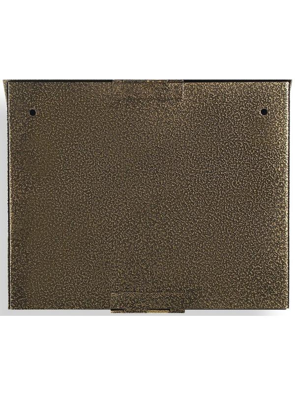 Ящик почтовый с замком, горизонтальный «Мини», бронзовый