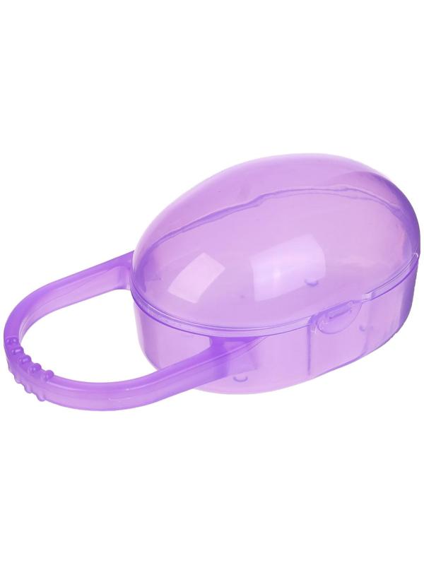 Контейнер для хранения и стерилизации детских сосок и пустышек, цвет фиолетовый