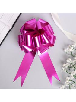 Бант-шар №3 простой, малиновый