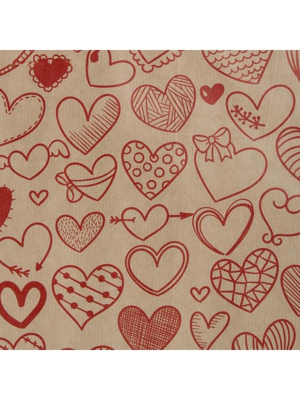 Бумага упаковочная крафт 