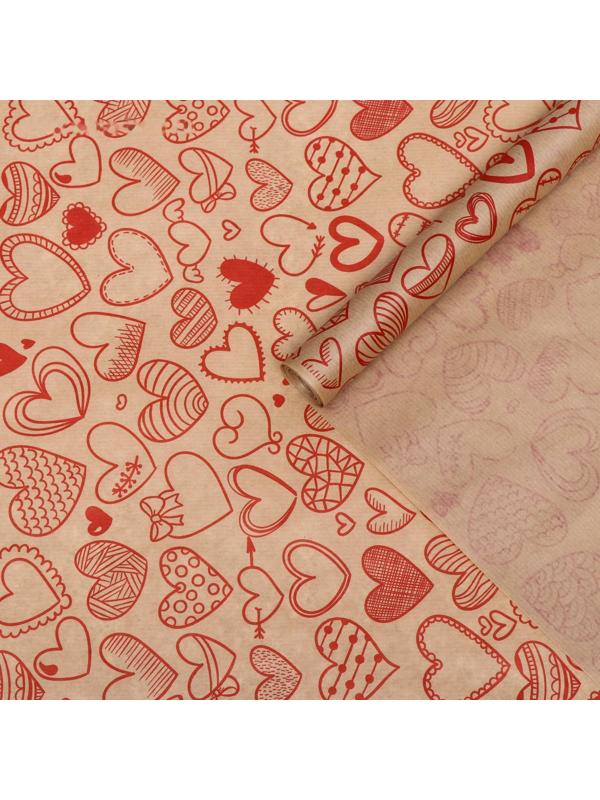 Бумага упаковочная крафт 