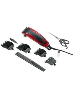 Машинка для стрижки Luazon LTRI-14, 15 Вт, 3/6/9/12 мм, 220 В, красная