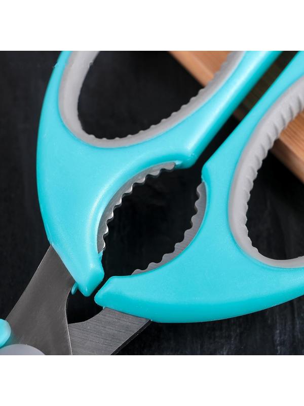 Ножницы кухонные Доляна «Эльба», 22 см, с чехлом для лезвий, цвет МИКС