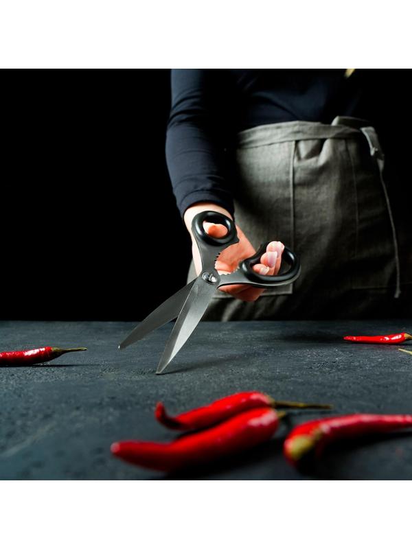 Ножницы кухонные Доляна «Профи», 23 см